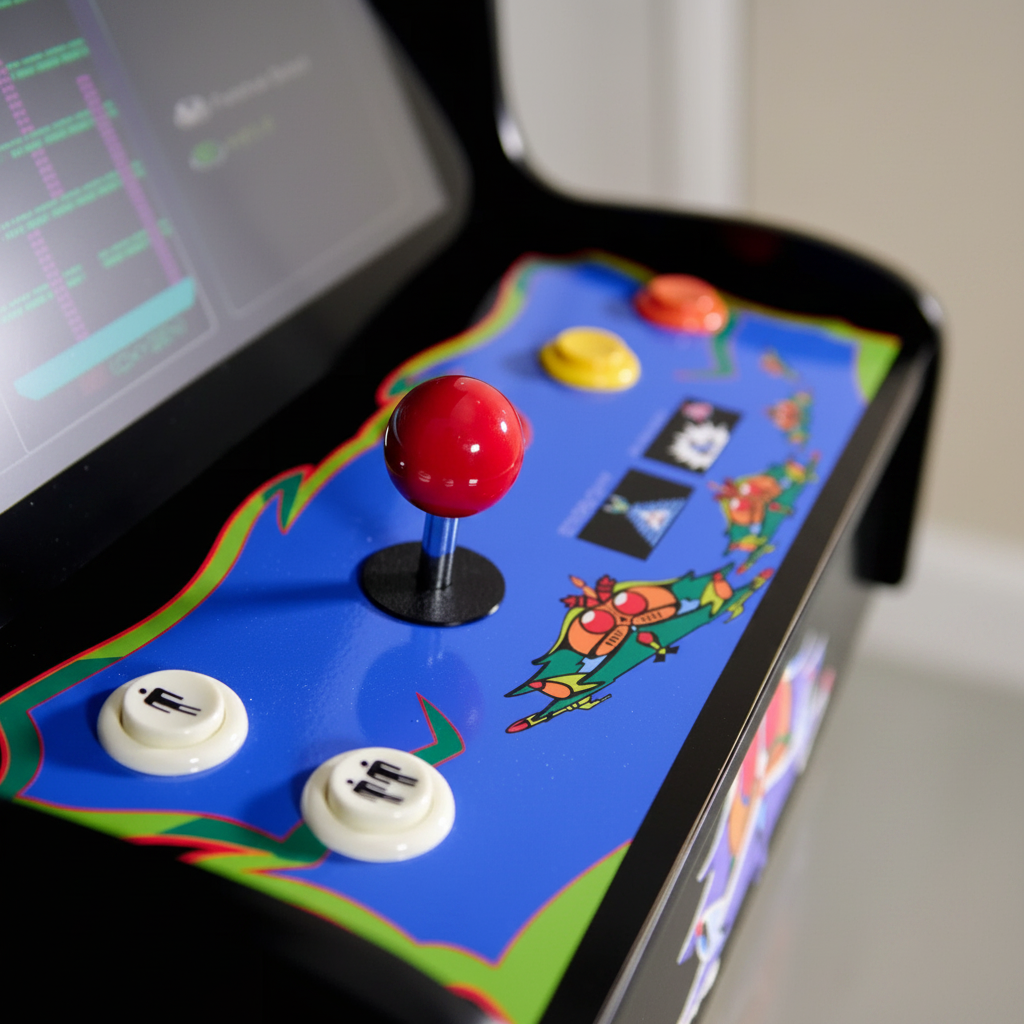 60 Classic Retro Games Tabletop Arcade Machine by (Black)