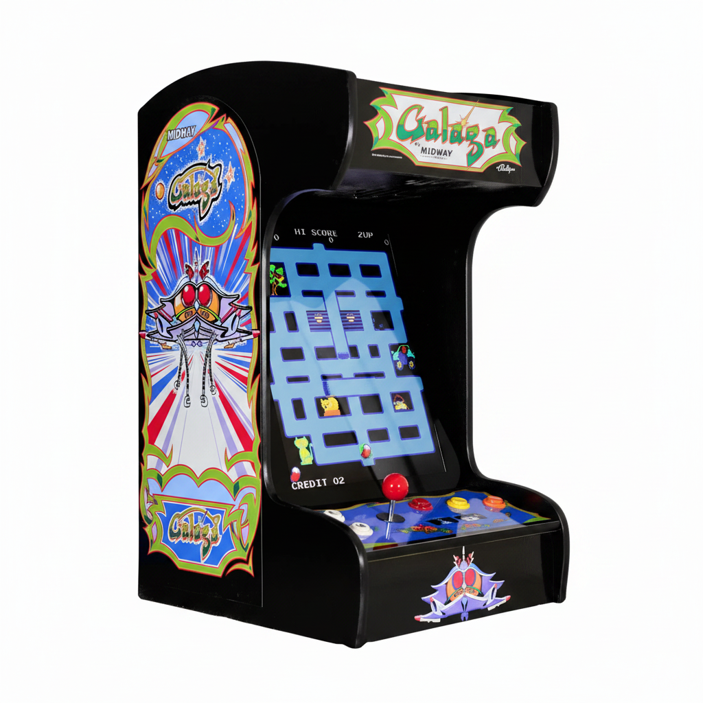 60 Classic Retro Games Tabletop Arcade Machine by  (Black)